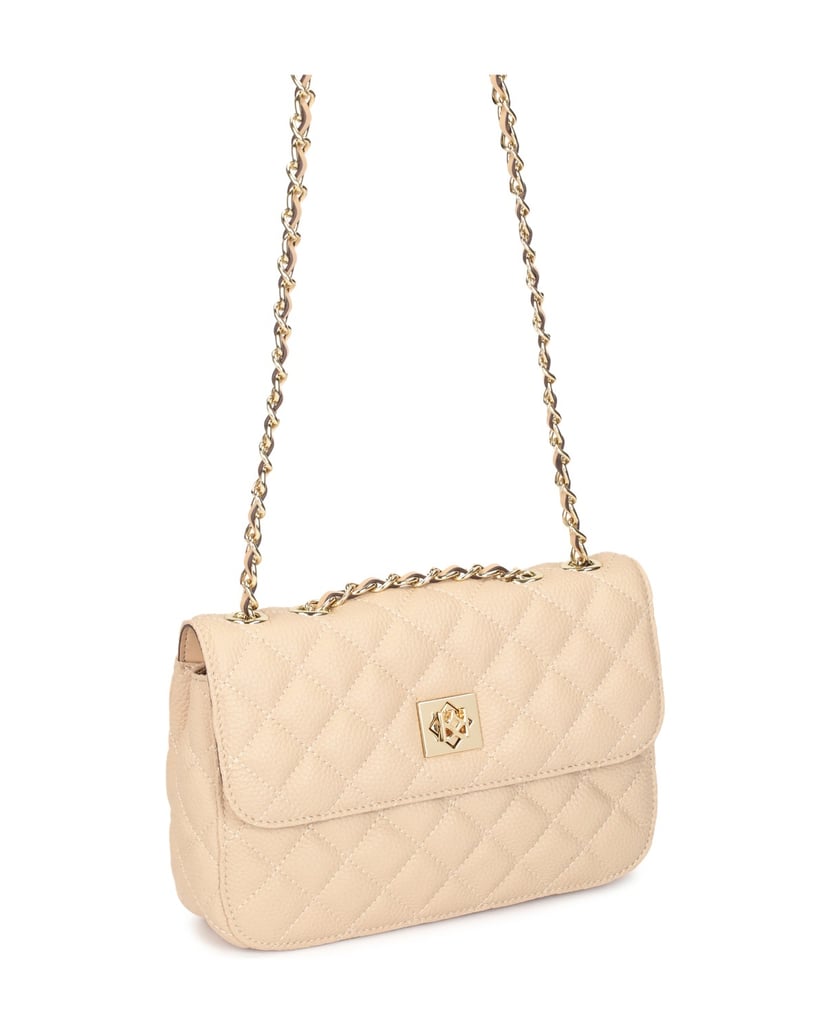 Kazar-Gesteppte-Tasche-aus-weichem-Leder-beige