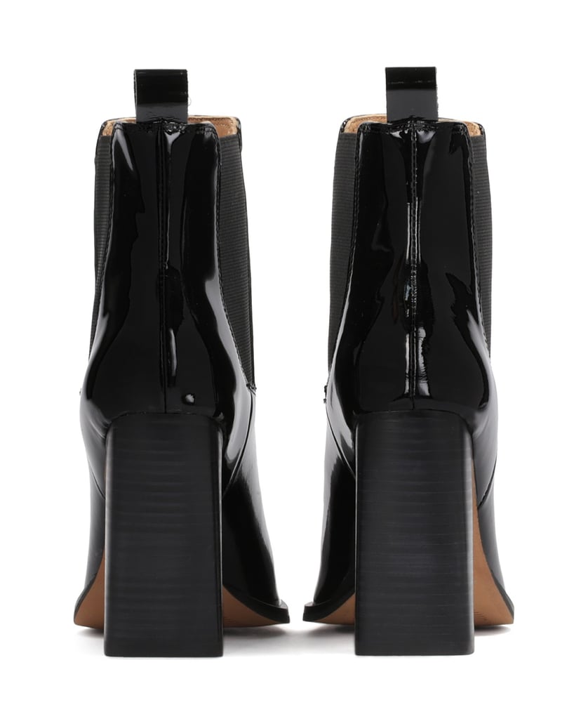 Kazar-Lackleder-Schlupfstiefel-mit-hohem-Absat