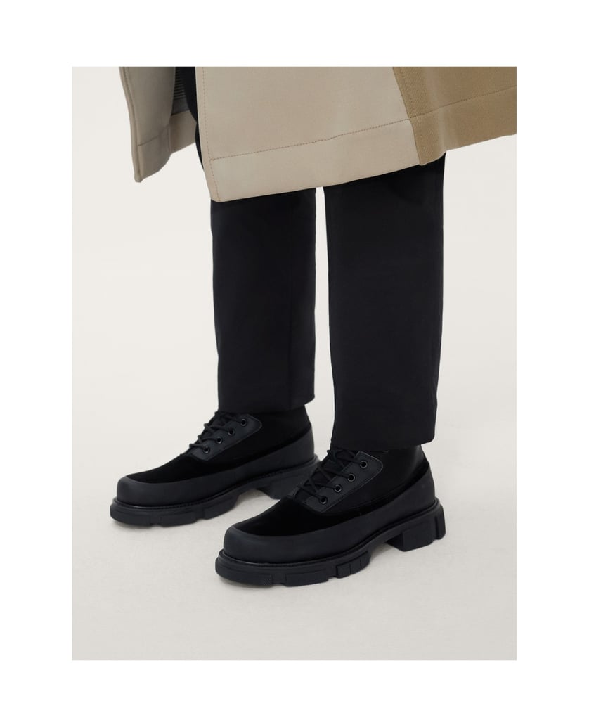 Kazar-Schwarze-solide-Herrenstiefel-mit-hohem-geschnürtem-Schaft-schwarz