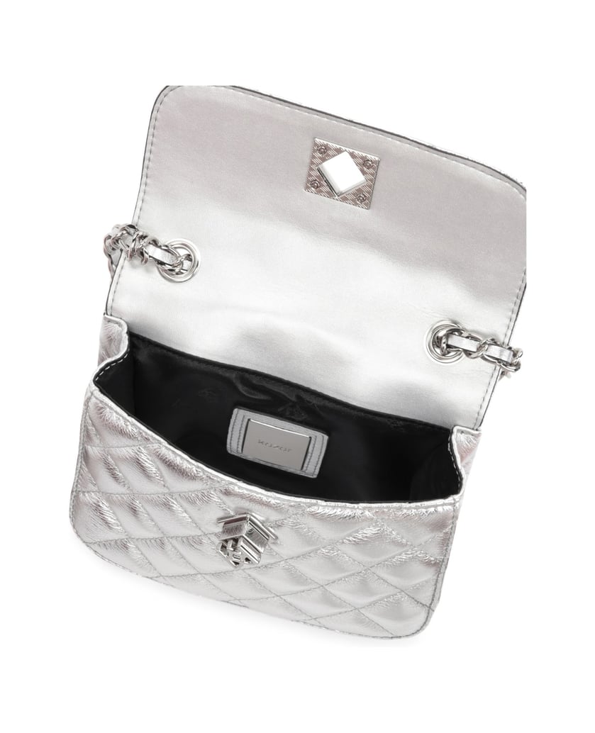 Kazar-Silberne-Ledertasche-mit-Polsterung