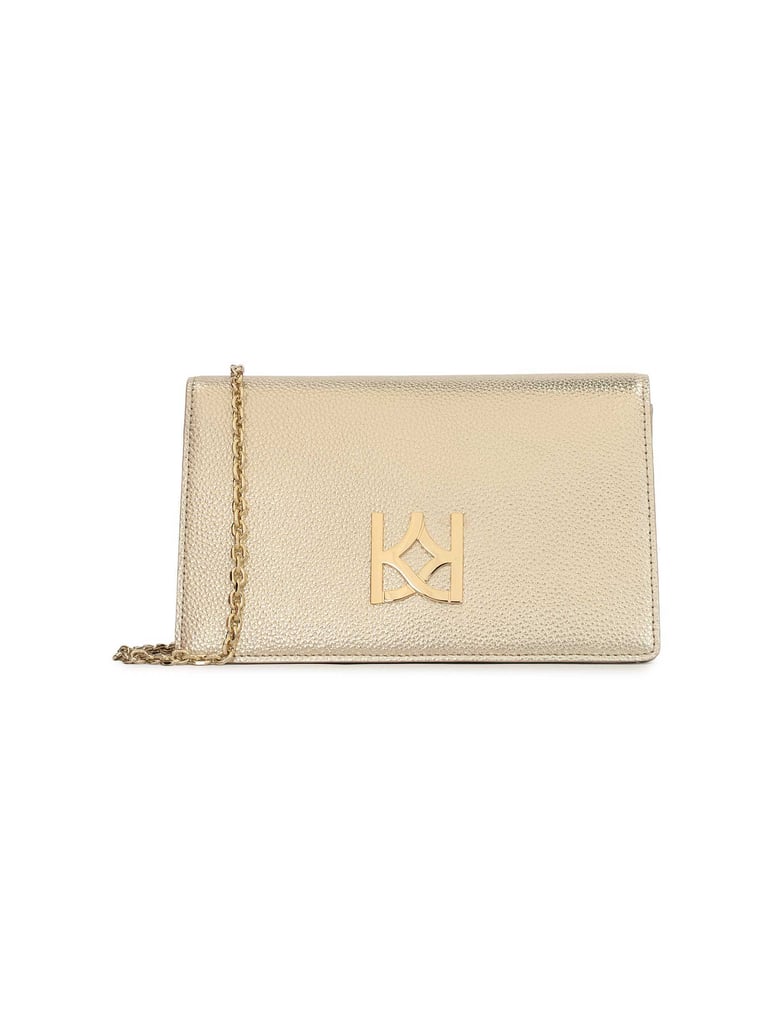 Kazar-Kleine-goldene-Tasche-an-einer-Kette-mit