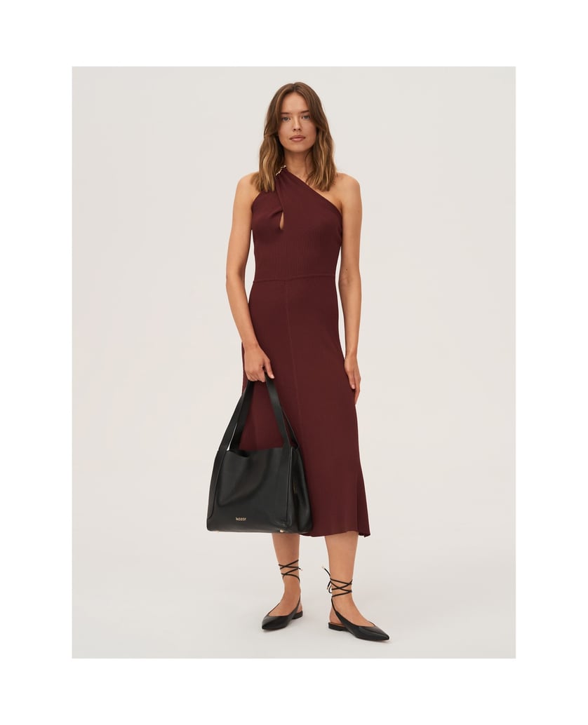 Kazar-Damentasche-aus-Leder-mit-einer-einzigar-schwarz