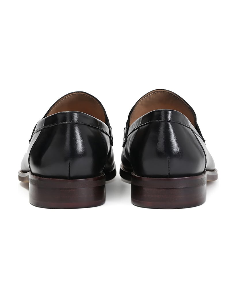 Kazar-Elegante-schwarze-Herren-Slipper-mit-Met-schwarz