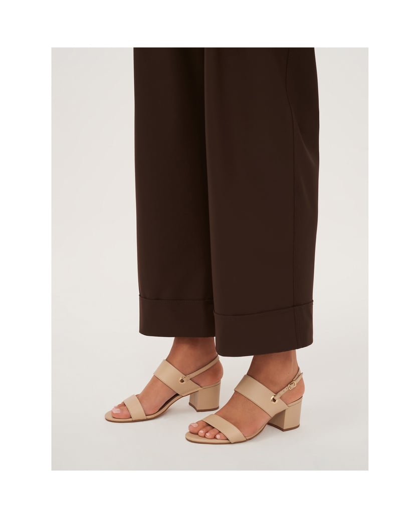 Kazar-Beigefarbene-Ledersandalen-mit-breitem-Absatz-beige