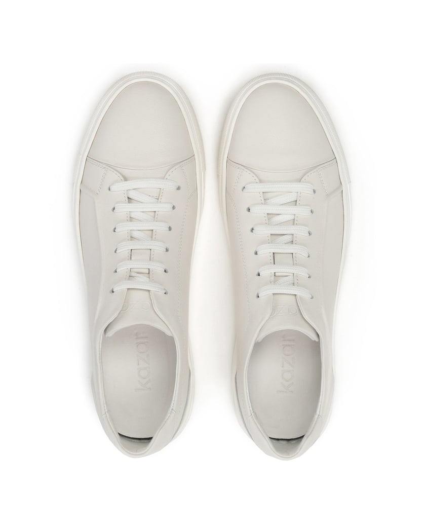 Kazar-Minimalistische-Herren-Sneaker-aus-weiße-weiss