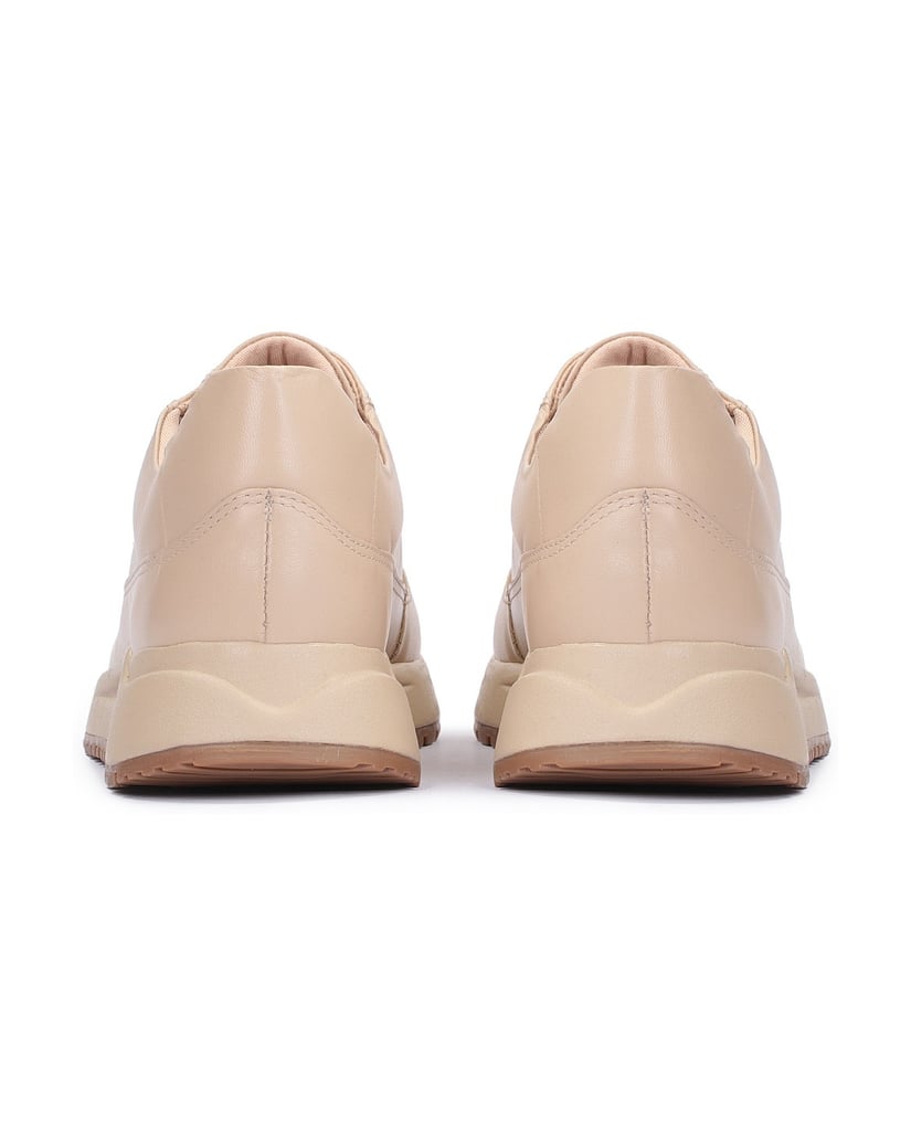 Kazar-Damen-Sneakers-aus-hellbeigem-Leder-beige
