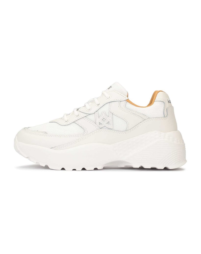 Kazar-Weiße-Damen-Turnschuhe-mit-dicker-Sohle