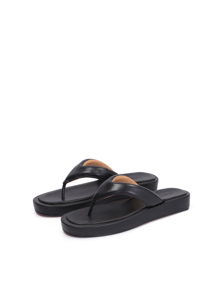 Kazar-Studio-Schwarze-Flip-Flops-mit-erhöhter-Sohle