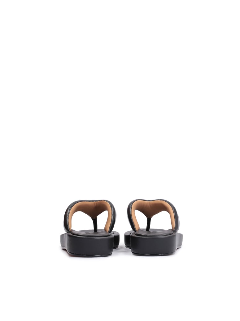 Kazar-Studio-Schwarze-Flip-Flops-mit-erhöhter-Sohle