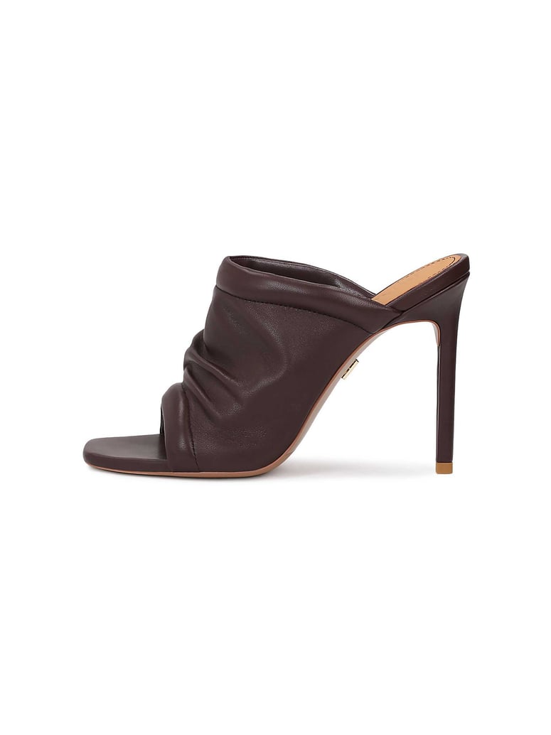 Kazar-Dunkelbraune-Pantoletten-mit-breitem,-ge