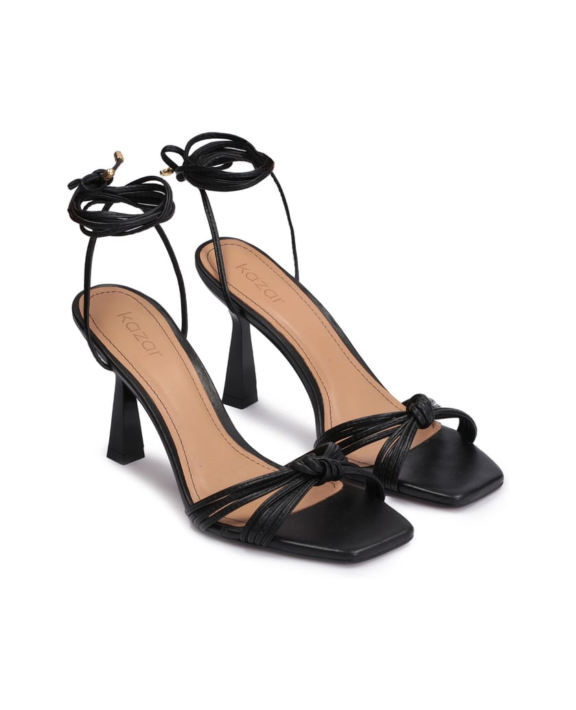 Kazar-Elegante-schwarze-Sandalen-mit-sanduhrförmigem-Absatz-schwarz