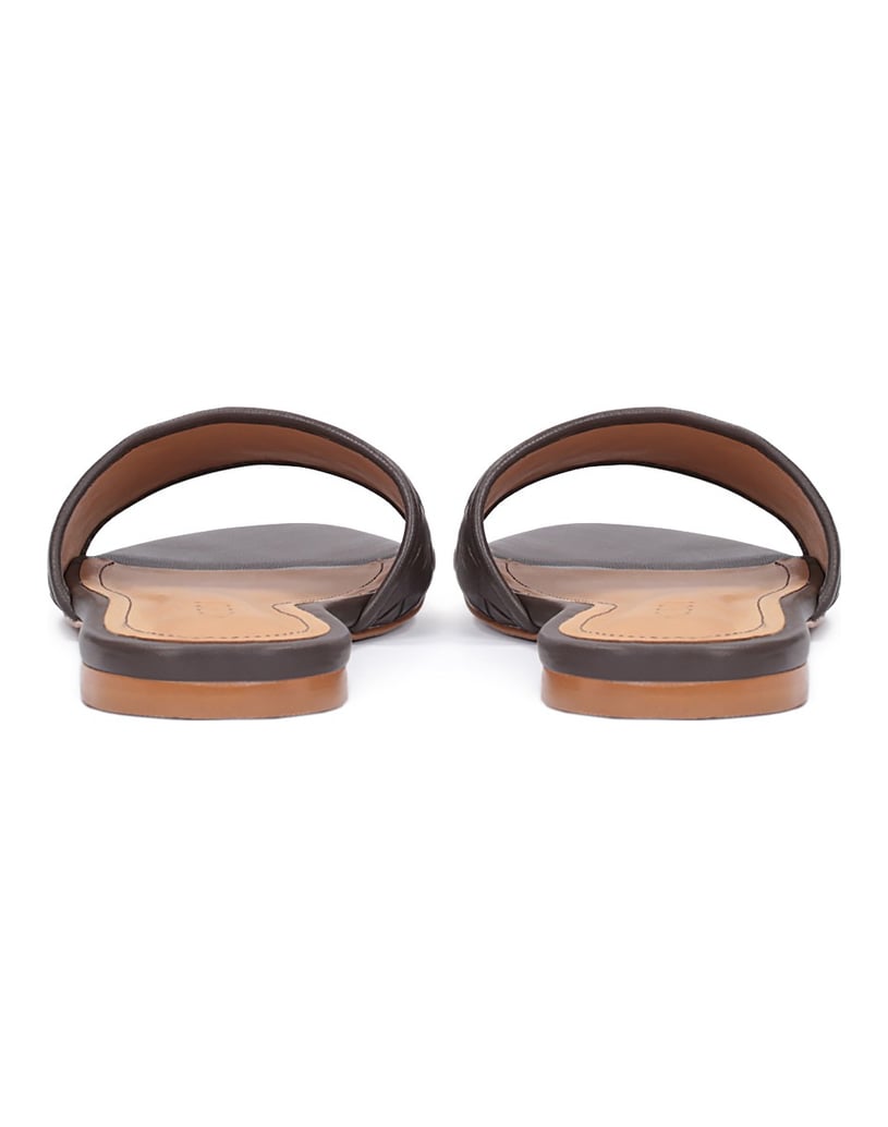 Kazar-Dunkelbraune-Damen-Pantoletten-aus-geweb