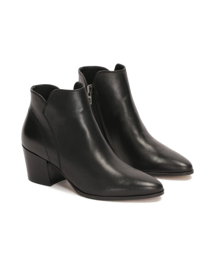 Kazar-Stiefelette-mit-breitem-Absatz-schwarz