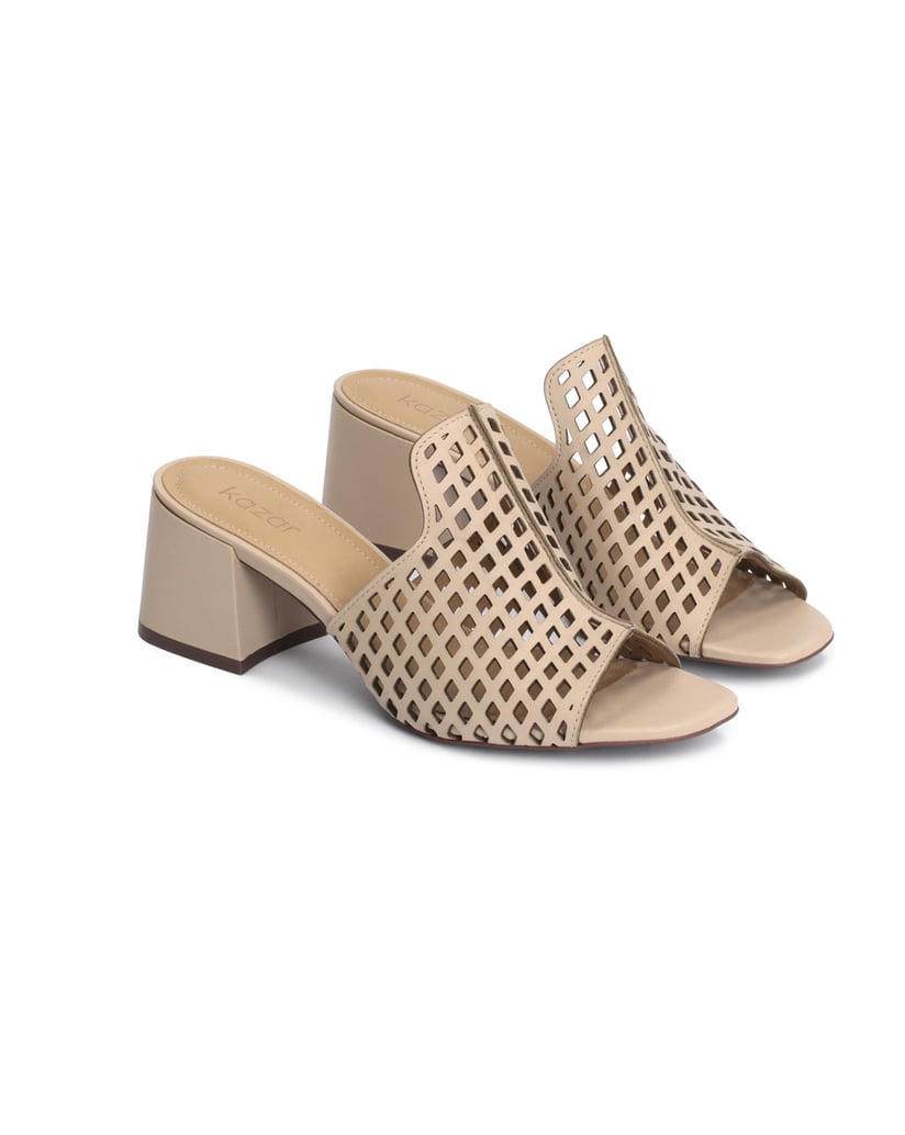 Kazar-Modische-Pantoletten-mit-Netzausschnitten-beige