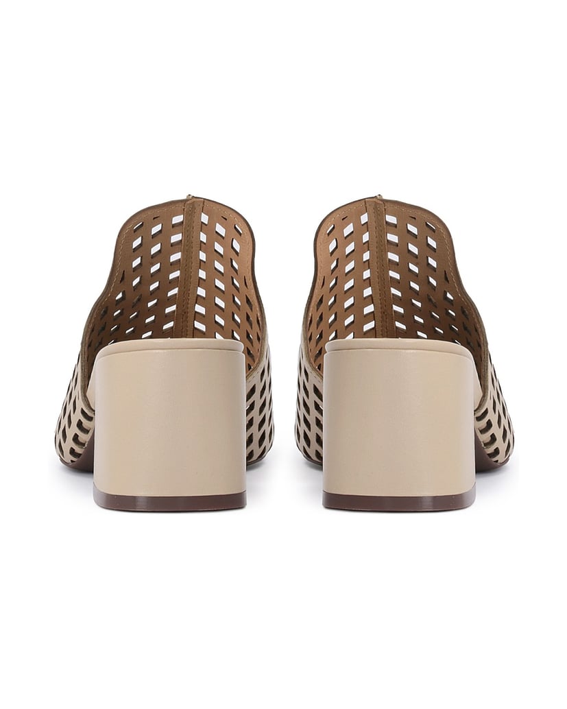 Kazar-Modische-Pantoletten-mit-Netzausschnitten-beige