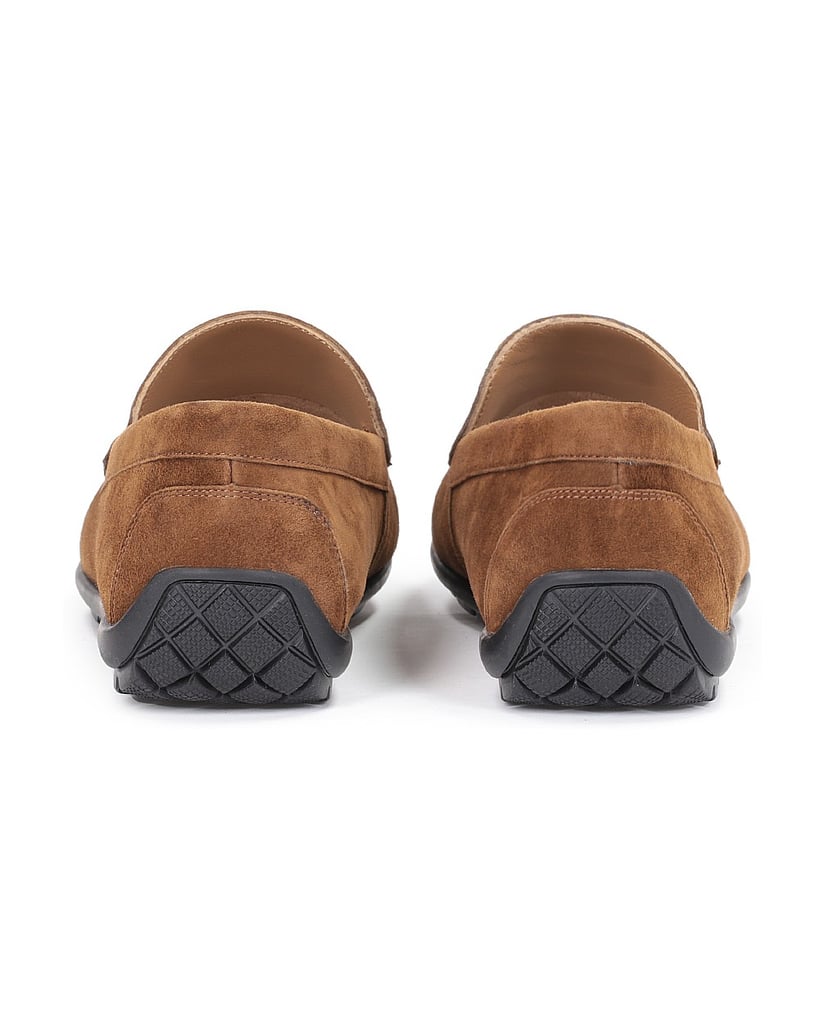 Kazar-Elegante-braune-Wildleder-Mokassins-für-Männer-braun