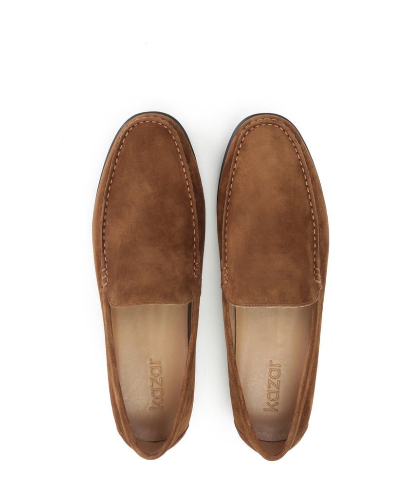 Kazar-Elegante-braune-Wildleder-Mokassins-für-Männer-braun