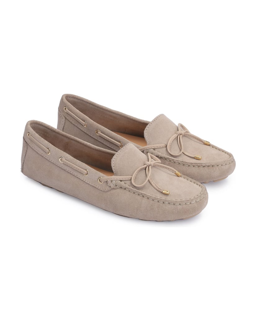 Kazar-Bequeme-und-zeitlose-Damen-Mokassins-aus-Nubuk-beige