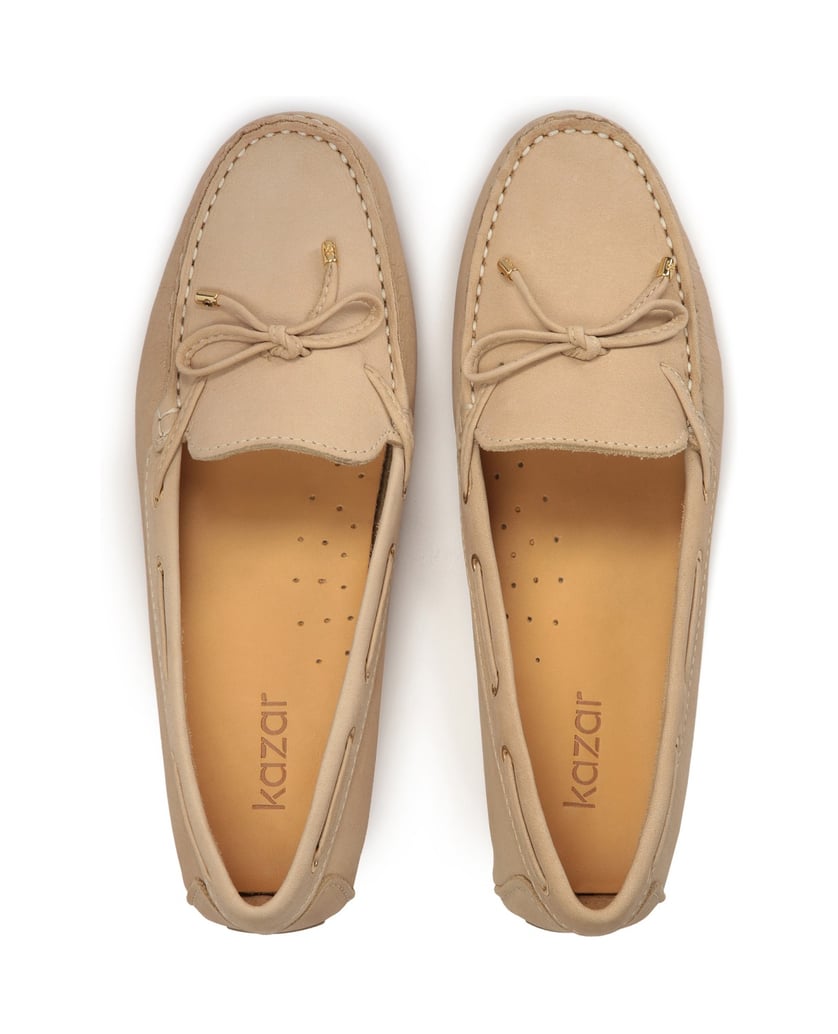 Kazar-Mokassins-aus-Nubuk-für-Damen-beige
