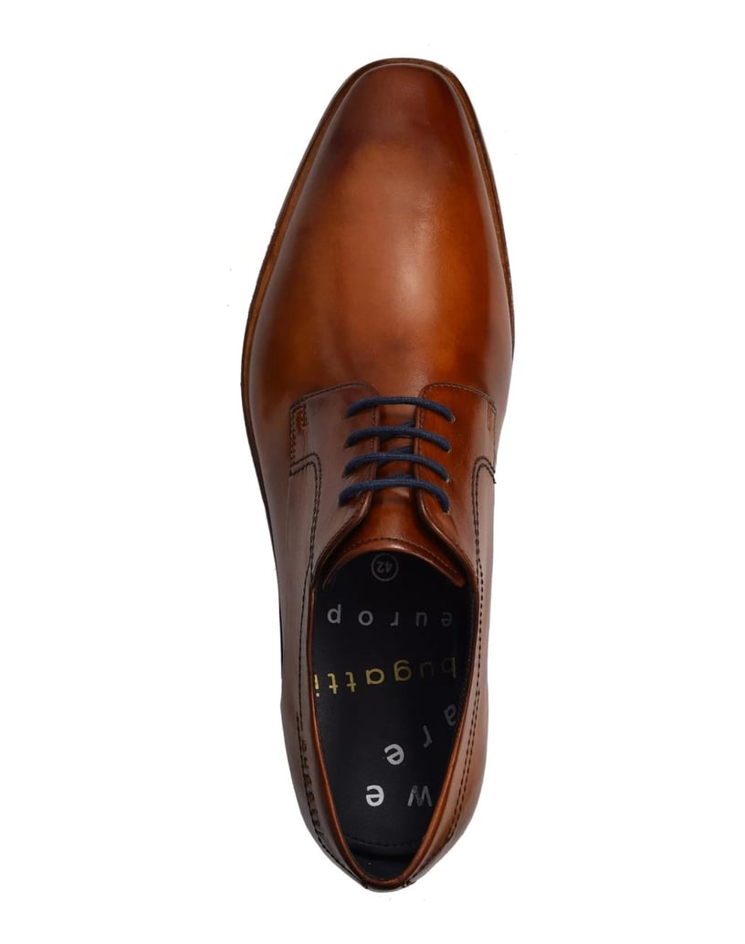 BUGATTI-Business-Schnürer-cognac