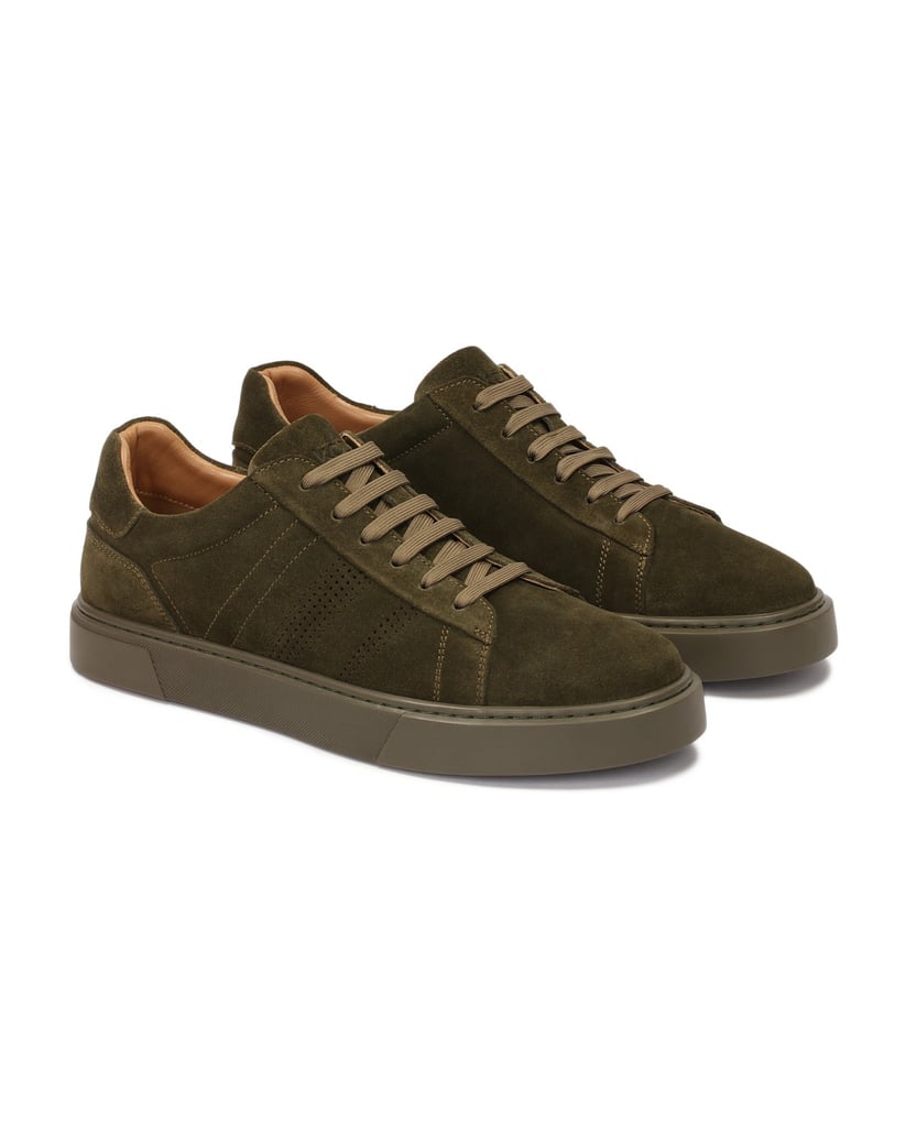 Kazar-Turnschuhe-aus-Wildleder-in-khaki-Farbe-oliv