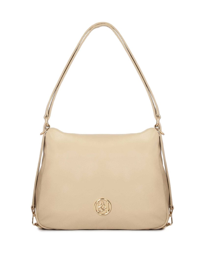 Kazar-Urbane-Lederhandtasche-in-der-Farbe-Beige-beige