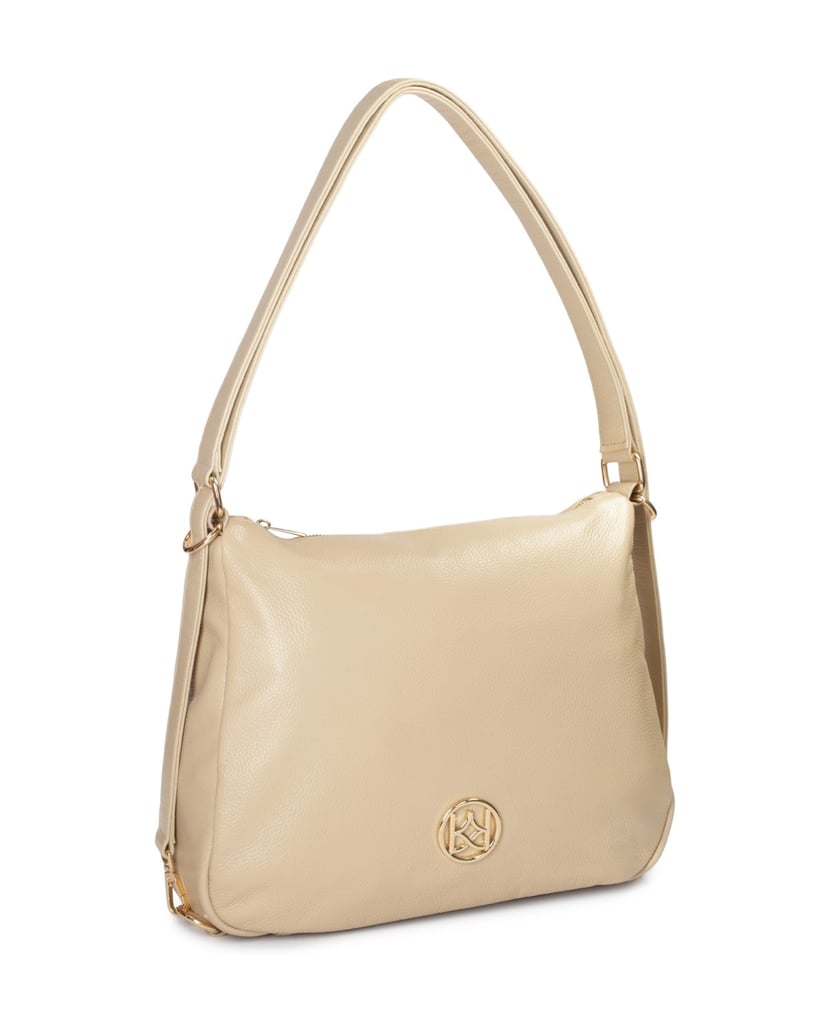 Kazar-Urbane-Lederhandtasche-in-der-Farbe-Beige-beige