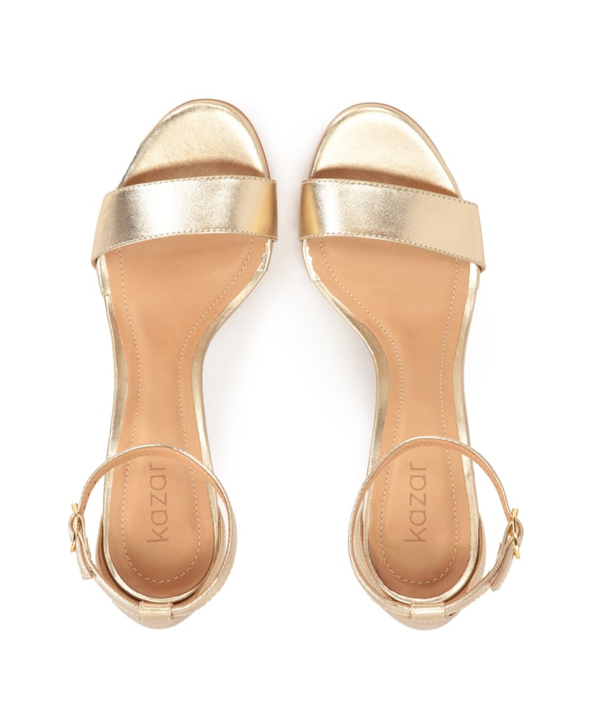 Kazar-Goldene-Sandalen-mit-integriertem-Absatz-gold