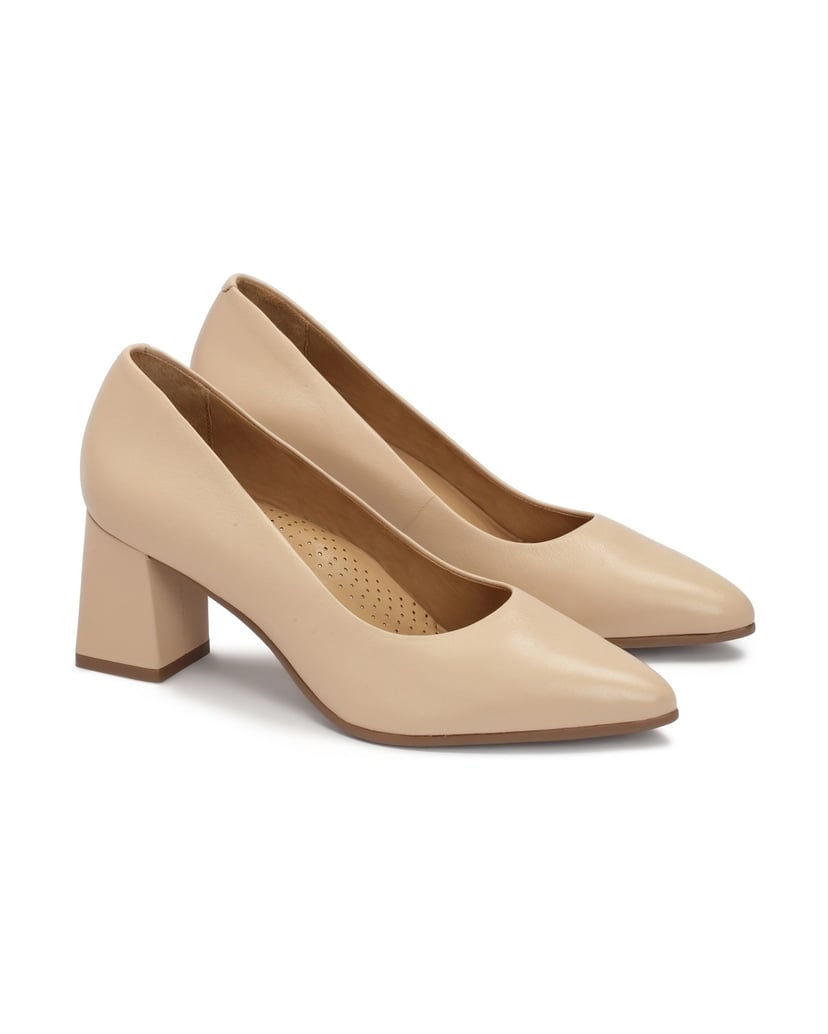 Kazar-Beigefarbene-Pumps-mit-Komfortfutter-beige