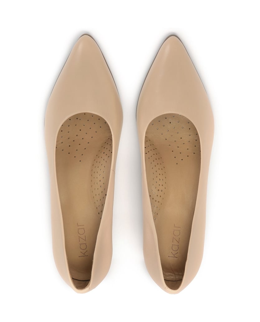 Kazar-Beigefarbene-Pumps-mit-Komfortfutter-beige