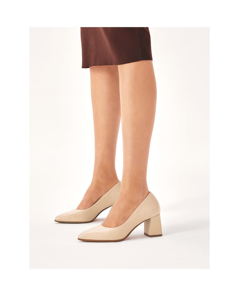 Kazar-Beigefarbene-Pumps-mit-Komfortfutter-beige