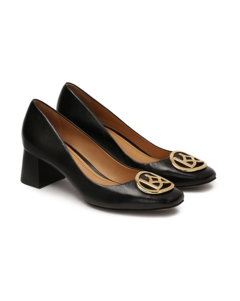 Kazar-Schwarze-Pumps-mit-mittlerem-Absatz-schwarz
