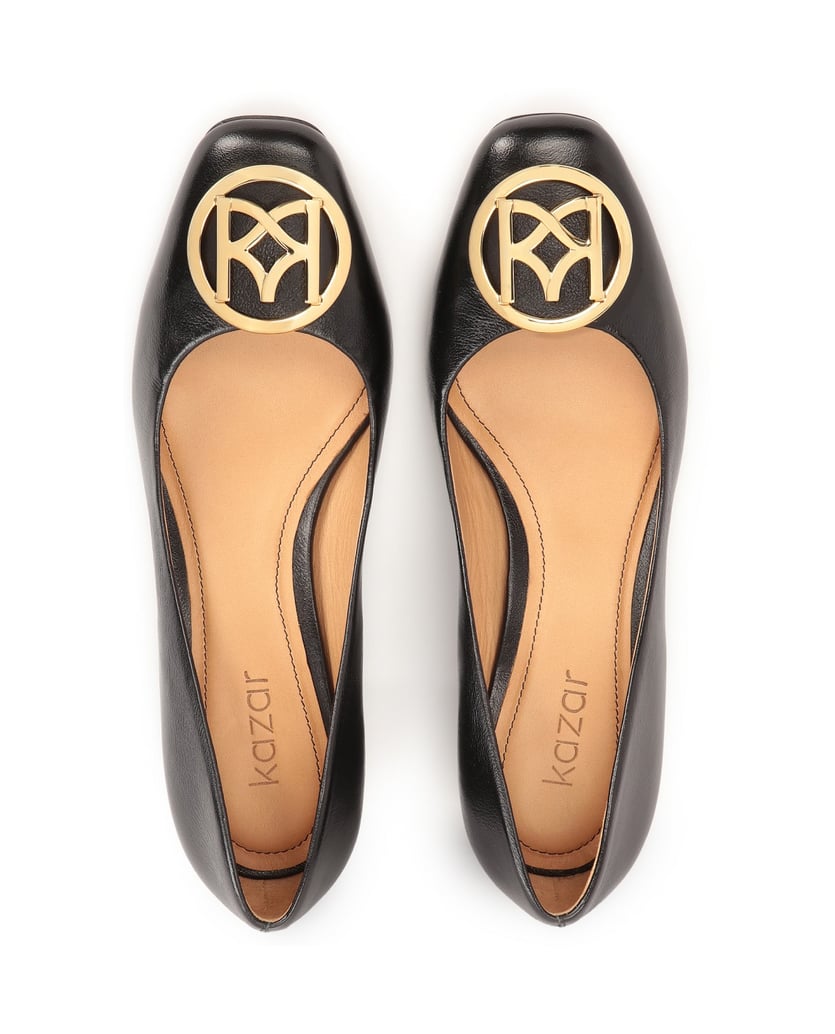 Kazar-Schwarze-Pumps-mit-mittlerem-Absatz-schwarz
