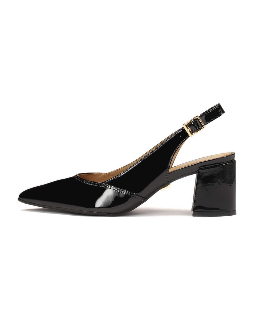 Kazar-Pumps-aus-Lackleder-mit-freiliegenden-Absätzen-schwarz