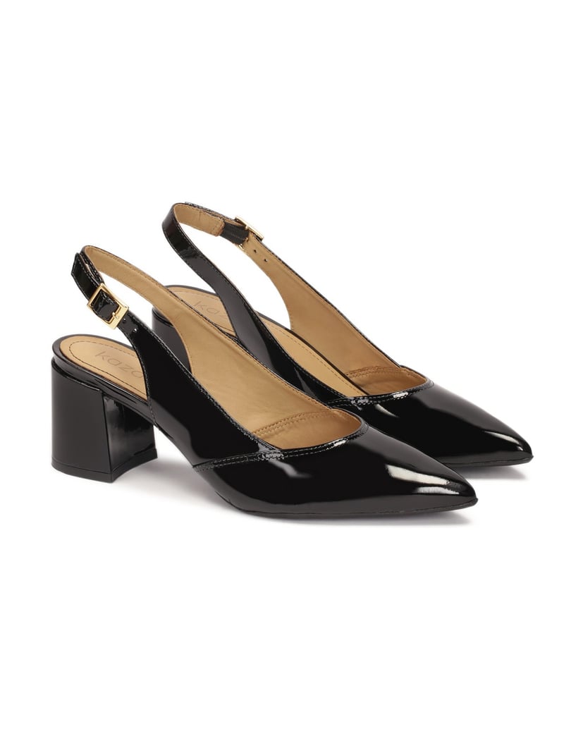 Kazar-Pumps-aus-Lackleder-mit-freiliegenden-Absätzen-schwarz