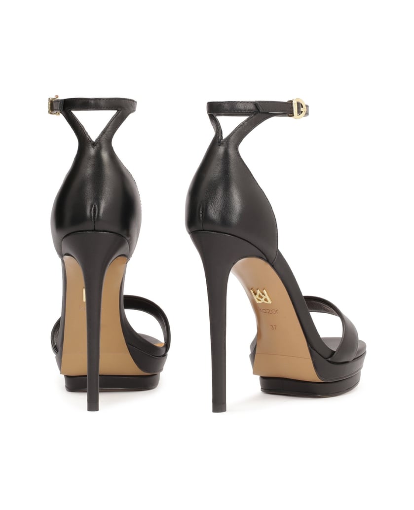 Kazar-Plattform-Sandalen-mit-hohem-Absatz-schwarz