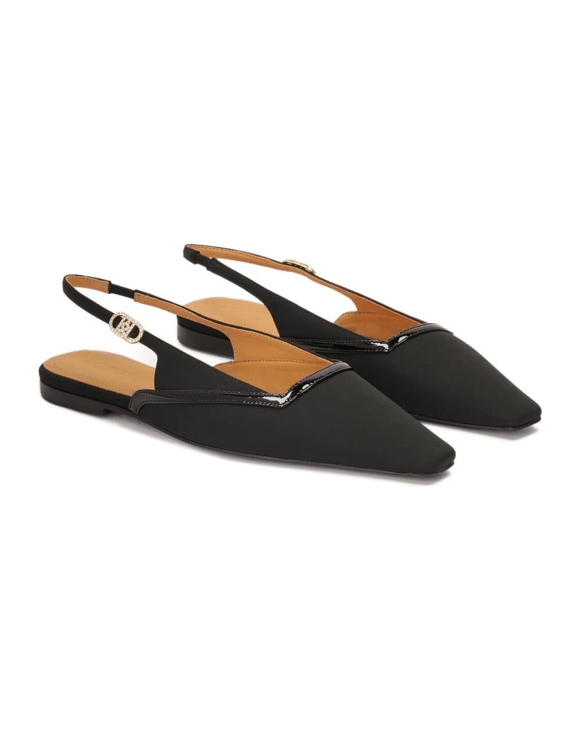 Kazar-Schwarze-Ballerinas-mit-flacher-Sohle-und-verlängerter-Front-schwarz