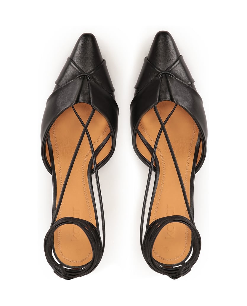 Kazar-Schwarze-Pumps-mit-Bindung-um-den-Knöchel-schwarz