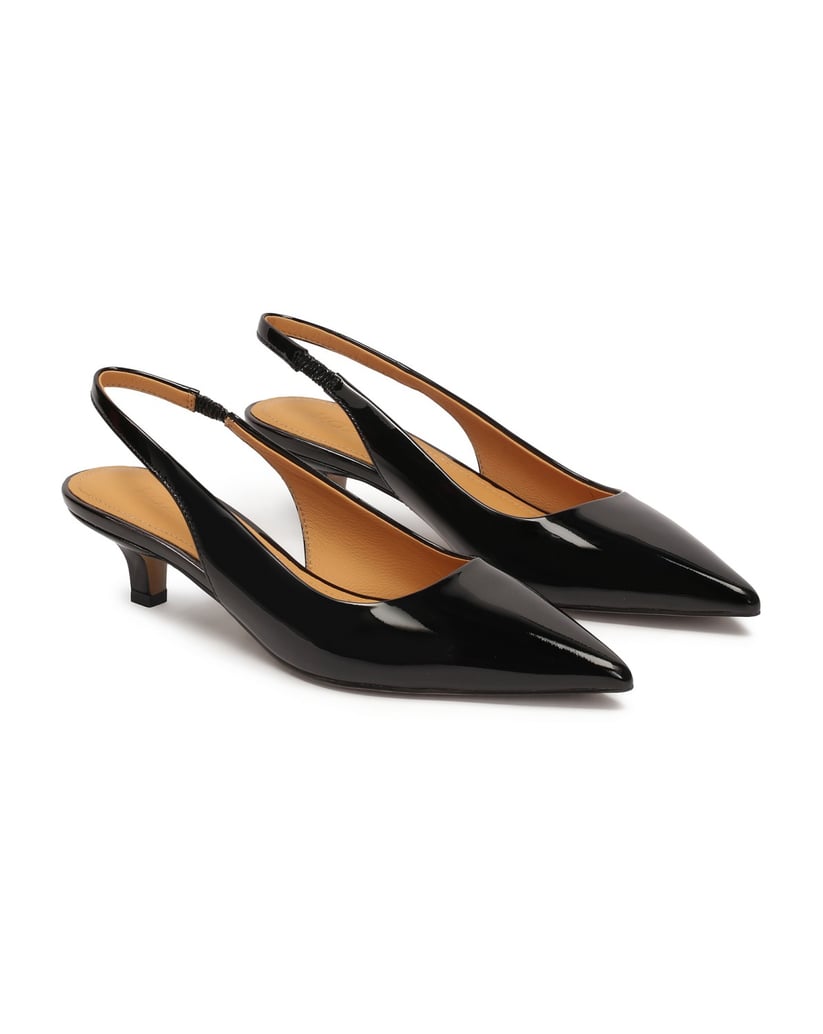 Kazar-Lackleder-in-Schwarz-Pumps-mit-niedrigen-Absätzen-schwarz