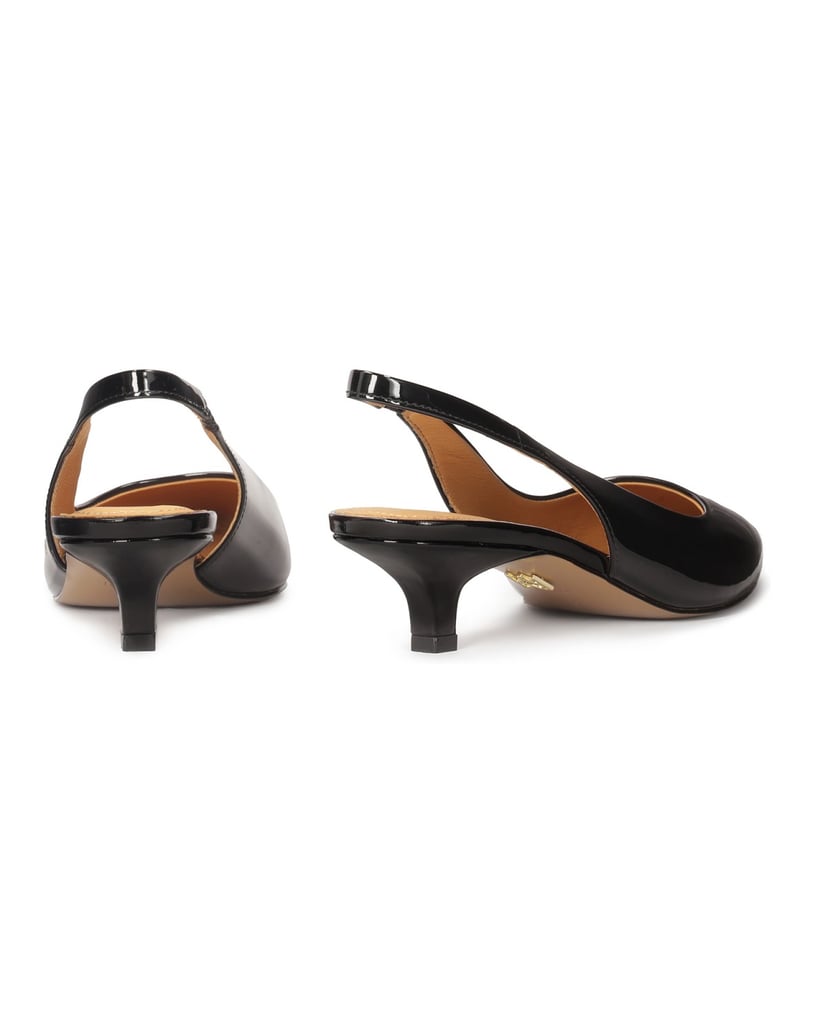 Kazar-Lackleder-in-Schwarz-Pumps-mit-niedrigen-Absätzen-schwarz