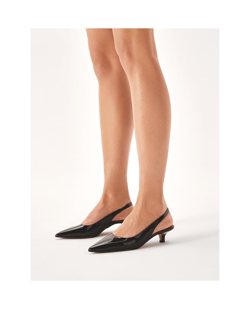 Kazar-Lackleder-in-Schwarz-Pumps-mit-niedrigen-Absätzen-schwarz