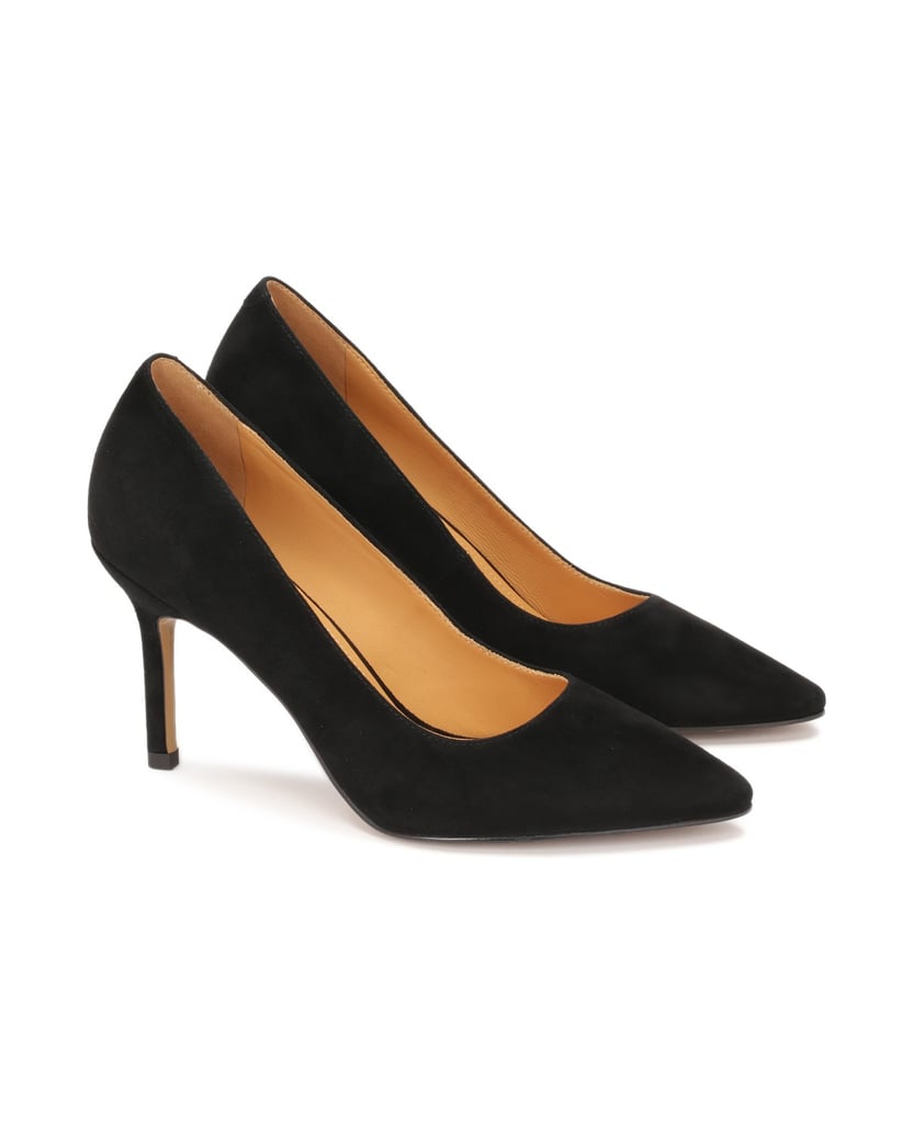 Kazar-Schwarze-Minimal-Pumps-aus-Wildleder-schwarz