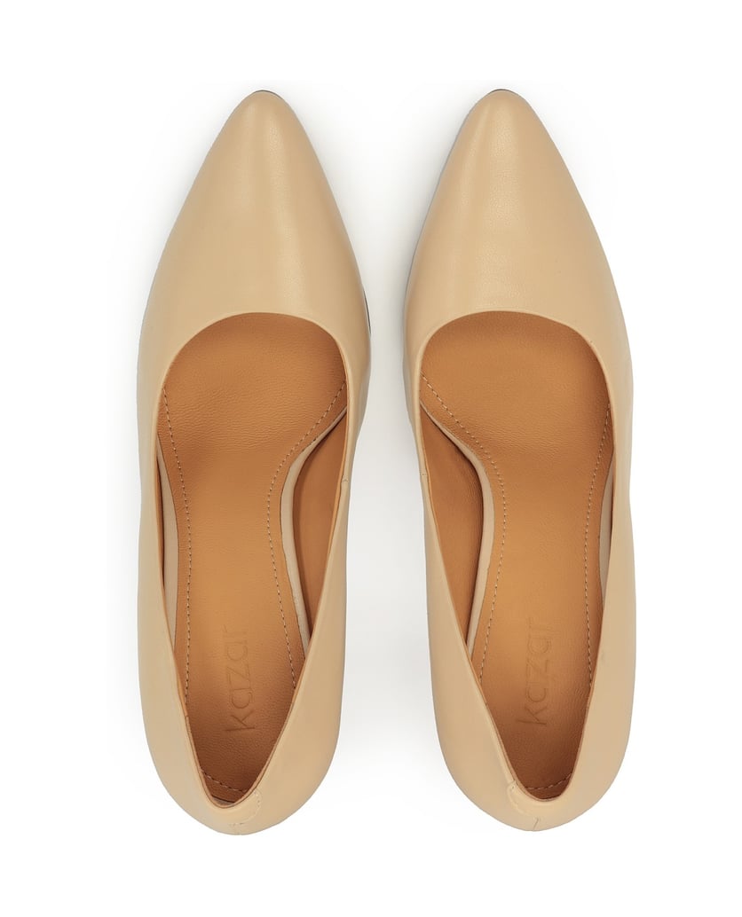 Kazar-Zeitlose-beigefarbene-Stilettos-mit-schlankem-Absatz-beige