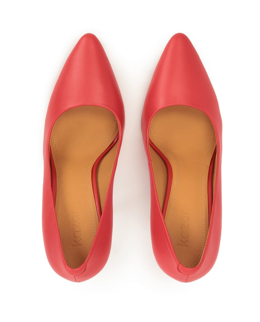 Kazar-Klassische-rote-spitz-zulaufende-Pumps-rot