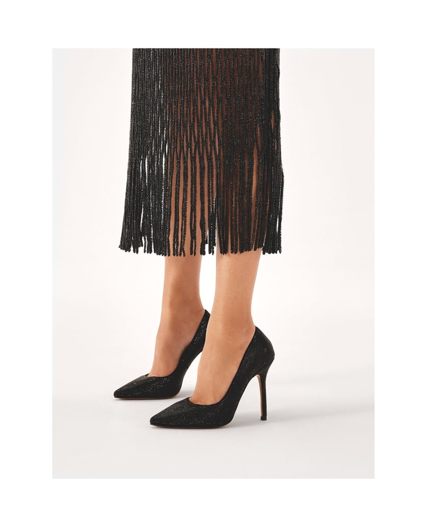 Kazar-Schwarze,-mit-Kristallen-besetzte-Stilet-schwarz