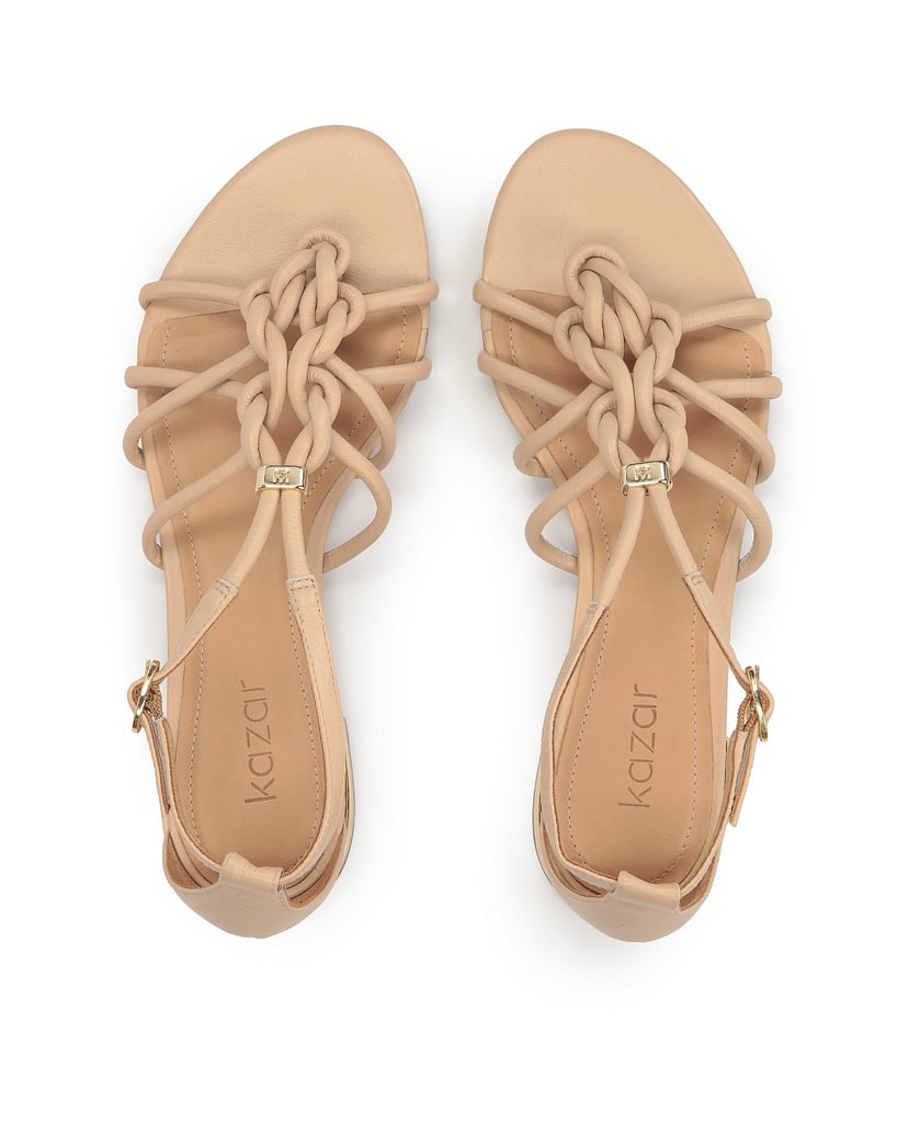 Kazar-Flache-Sandalen-in-Beige-beige