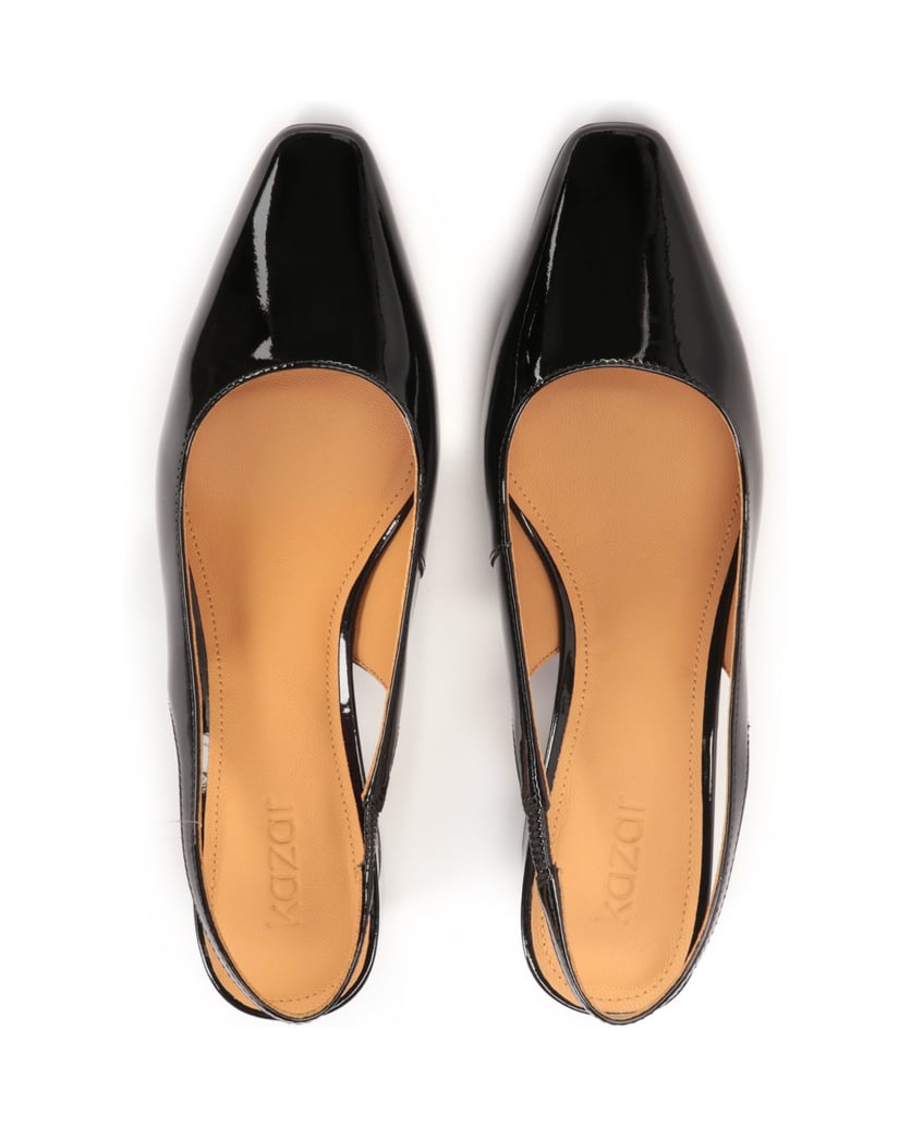 Kazar-Pumps-aus-Lackleder-mit-freiliegenden-Absätzen-schwarz
