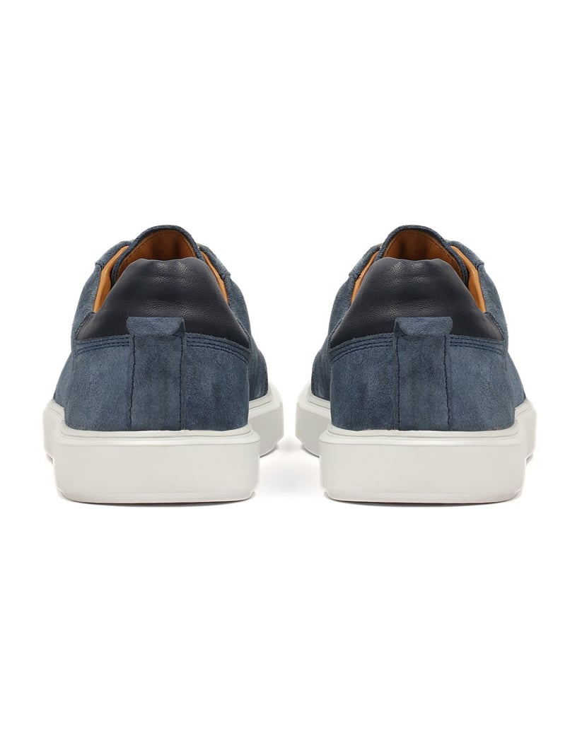Kazar-Marineblaue-Wildleder-Sneakers-mit-weißer-Sohle-dunkelblau