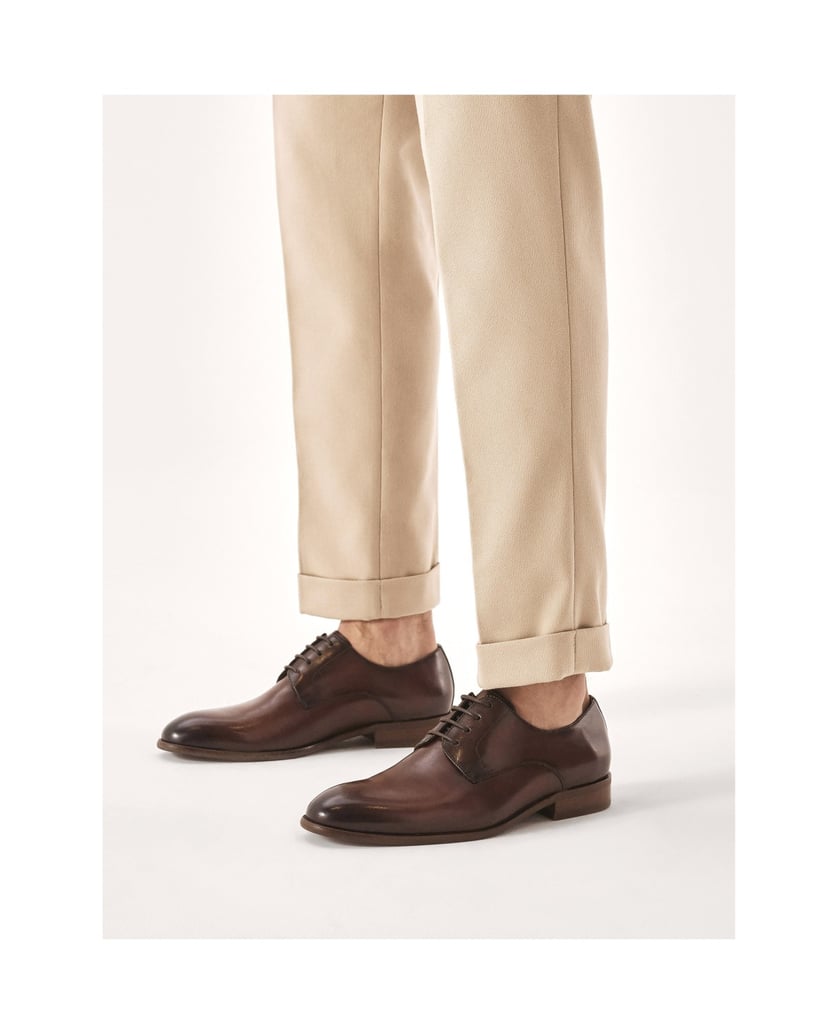 Kazar-Elegante-braune-Derby-Schuhe-braun