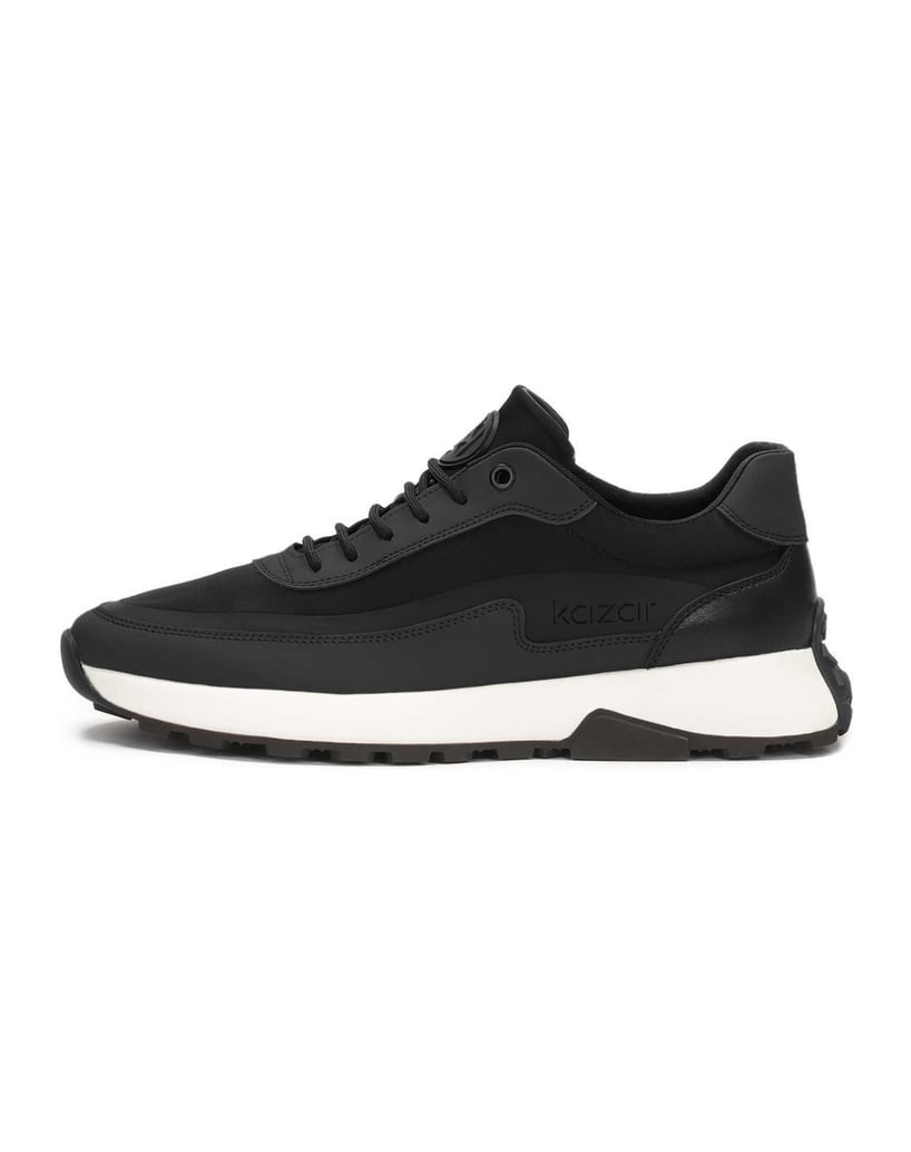 Kazar-Schwarze-Herren-Sneakers-auf-bequemer-Sohle-schwarz